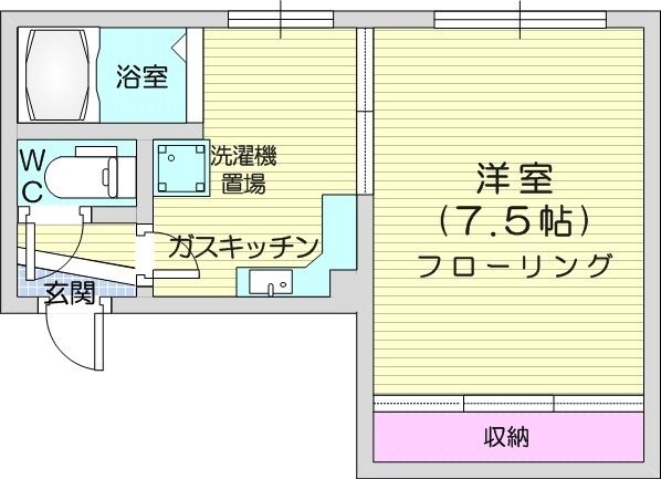 環状通東駅 徒歩3分 3階の物件間取画像